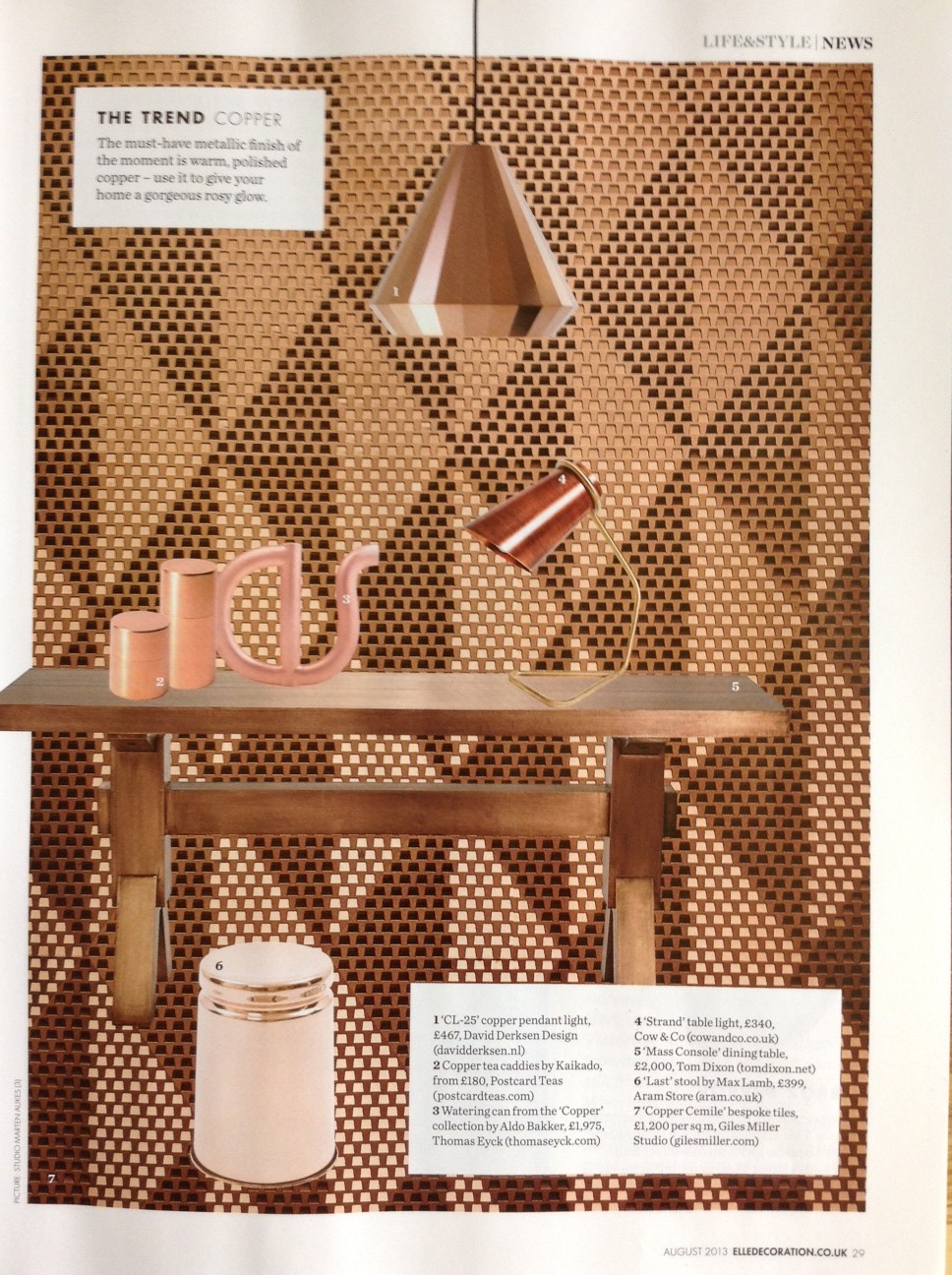 copper elle mag