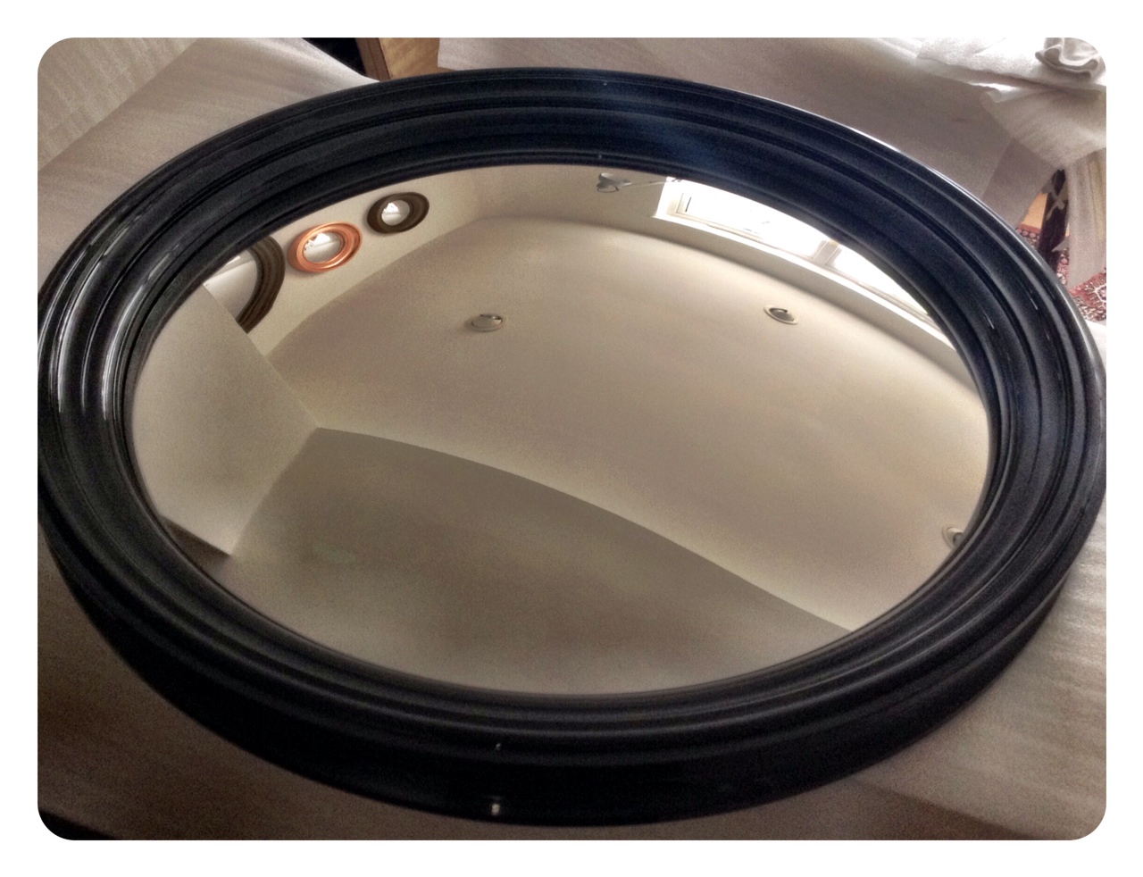 Create your own custom finish convex mirror Omelo Mirrors Omelo